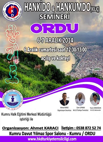 Hankido Semineri ORDU Hankido Semineri ORDU